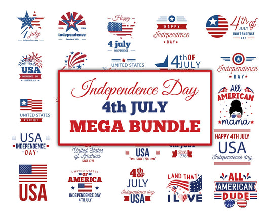 4th Of July Mega Bundle, Independence Day SVG, Heather Roberts Art Bundle,America Svg, USA Flag Svg, Love America,Patriotic Svg,Flag Vector.