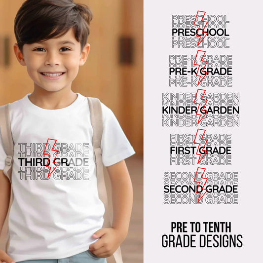 Back to School Svg Bundle, Happy First Day Png, Kindergarten Svg, Senior 2025 Design, Varsity School Shirt, Back to School, Teacher Svg.