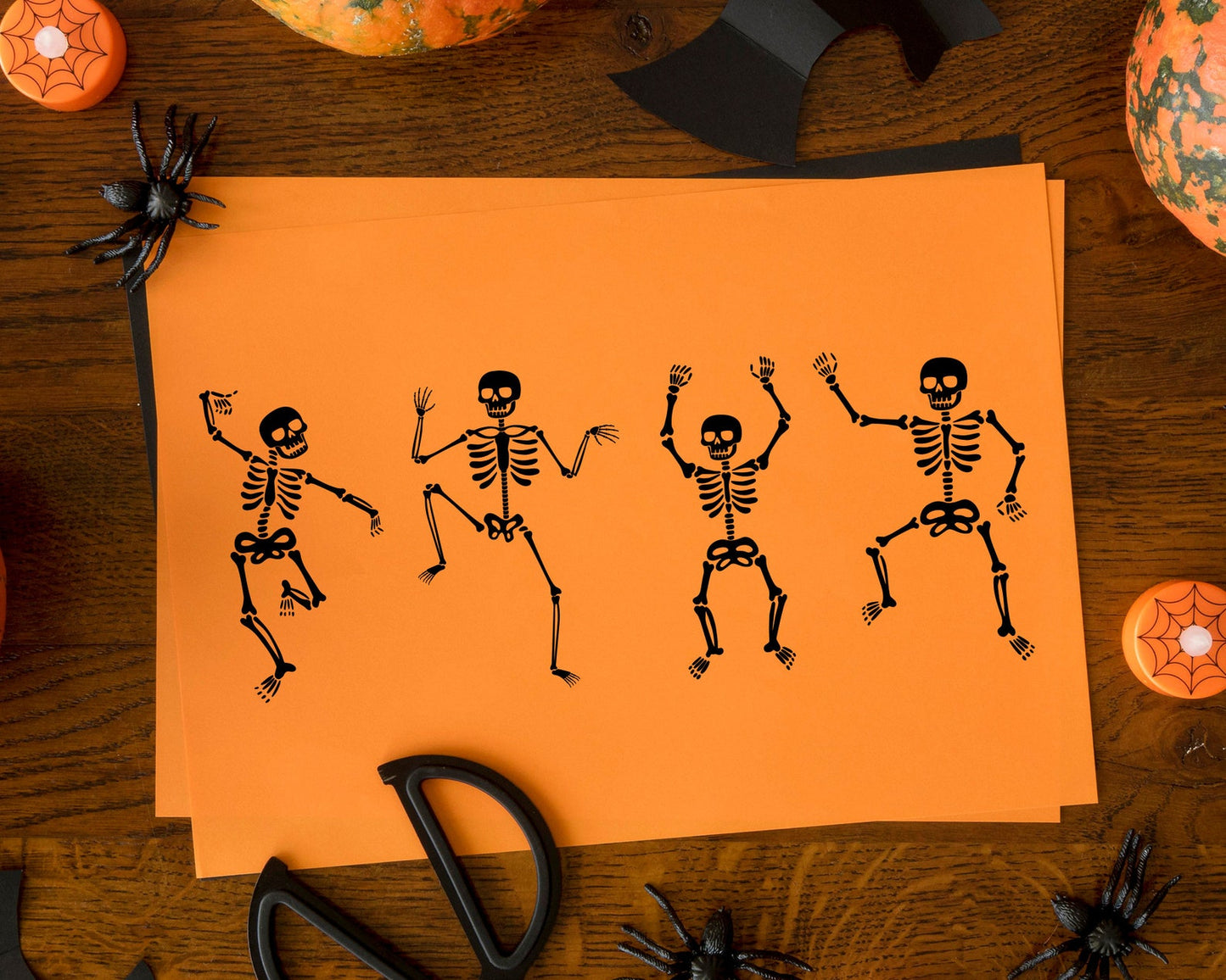 Dancing Skeletons Svg, Skeleton Dance Svg, Spooky Season Svg, Funny Halloween Svg, Skull Svg, Spooky Vibes Svg, Halloween Skeleton Design.