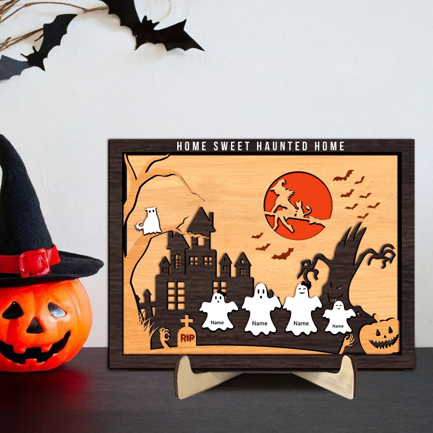 Personalized Halloween Sign Svg, Laser Cut Halloween Decor, Haunted House, Horror Welcome Sign, Halloween Glowforge Cut File,Halloween Decor