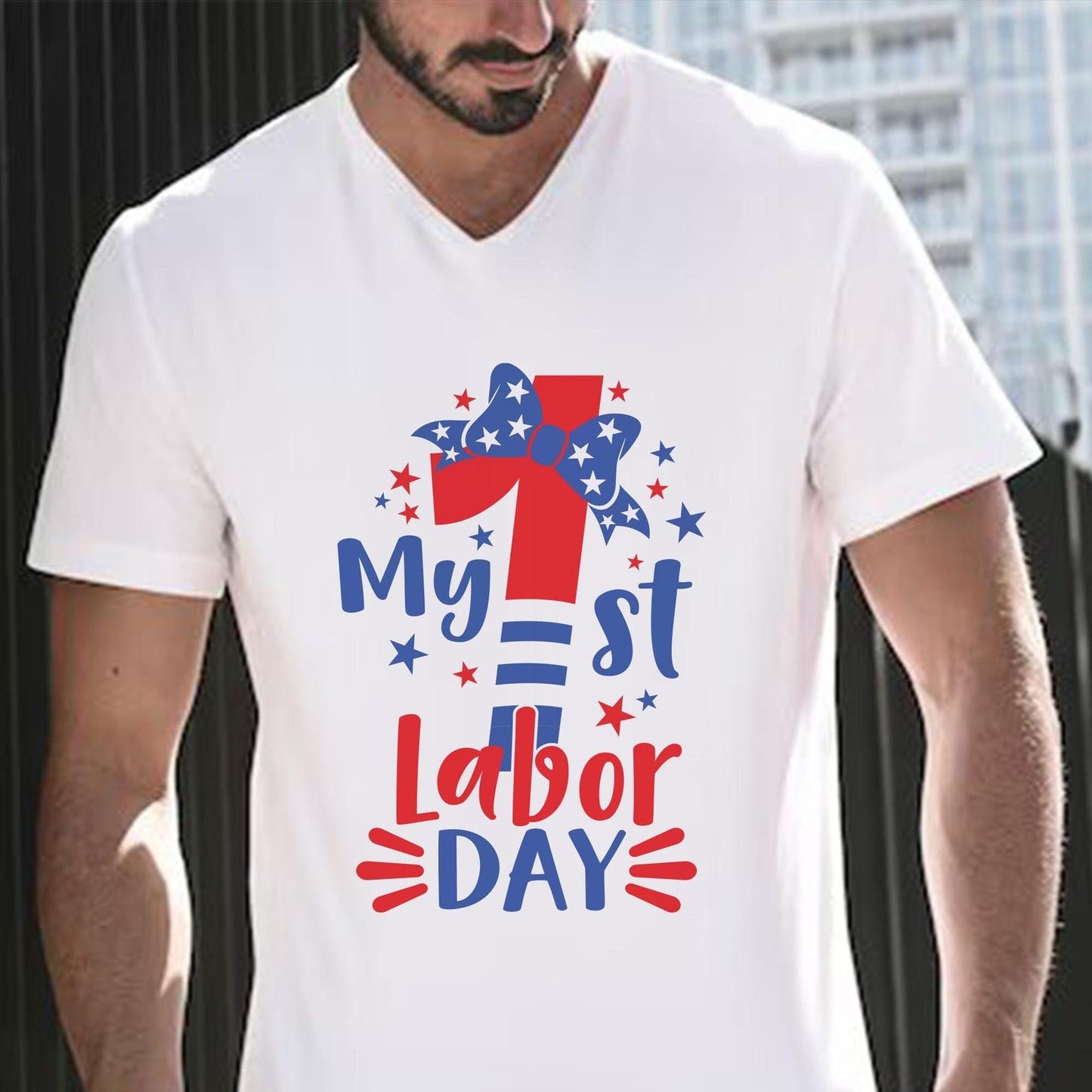 My First Labor Day SVG, Happy Labor Day Shirt Design, Newborn Baby Svg, American Flag Clip Art, Kids Shirt Design, Labor Day Weekend Svg.