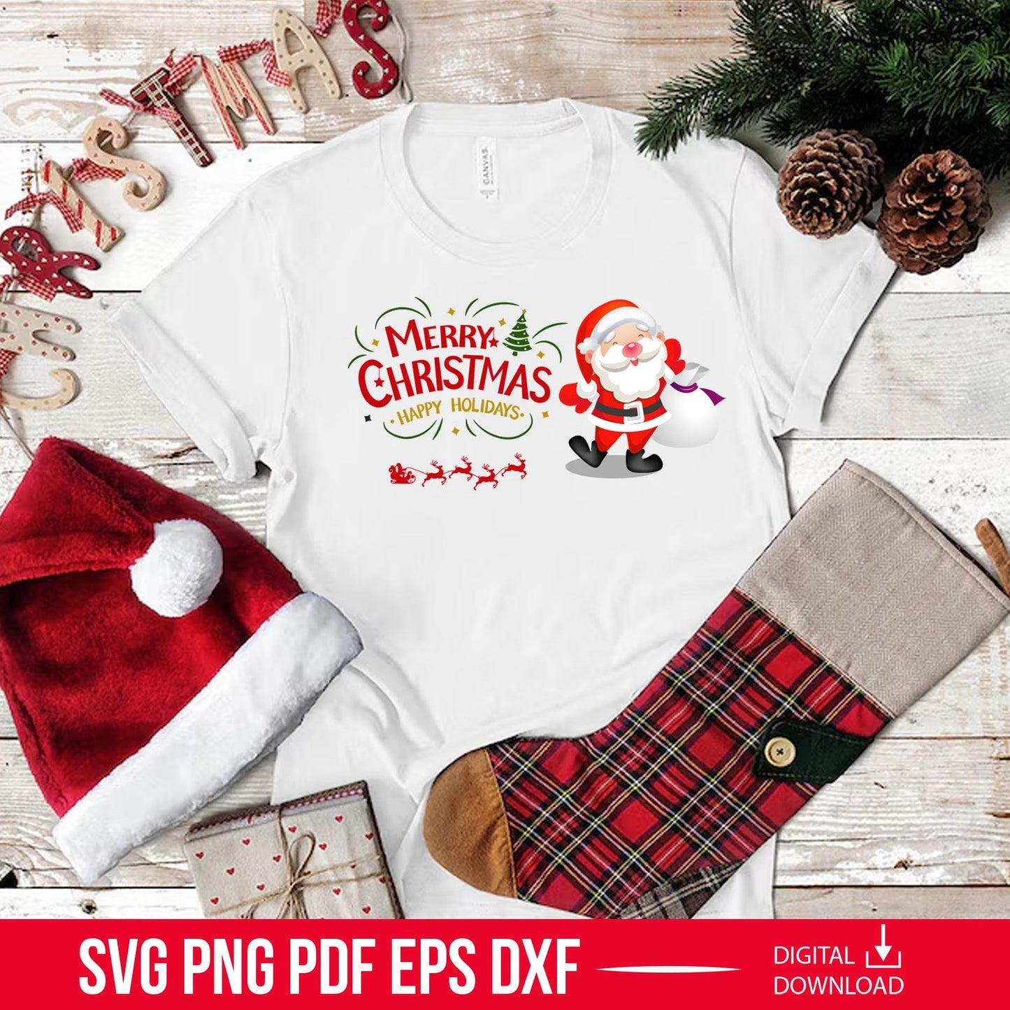 Merry Christmas Santa Svg, Retro Santa Claus Png, Vintage Christmas Design, Groovy Christmas Sublimation, Winter Svg, Christmas Vibes Svg.