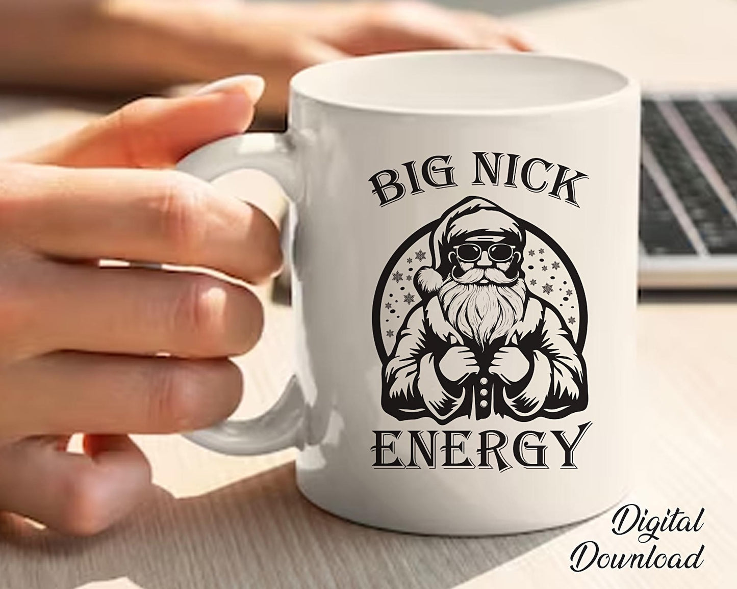 Big Nick Energy Svg, Christmas Santa Shirts Svg, Funny Christmas Svg, Adult Humor, Christmas Gifts Svg, Christmas Shirt Svg For Cricut.