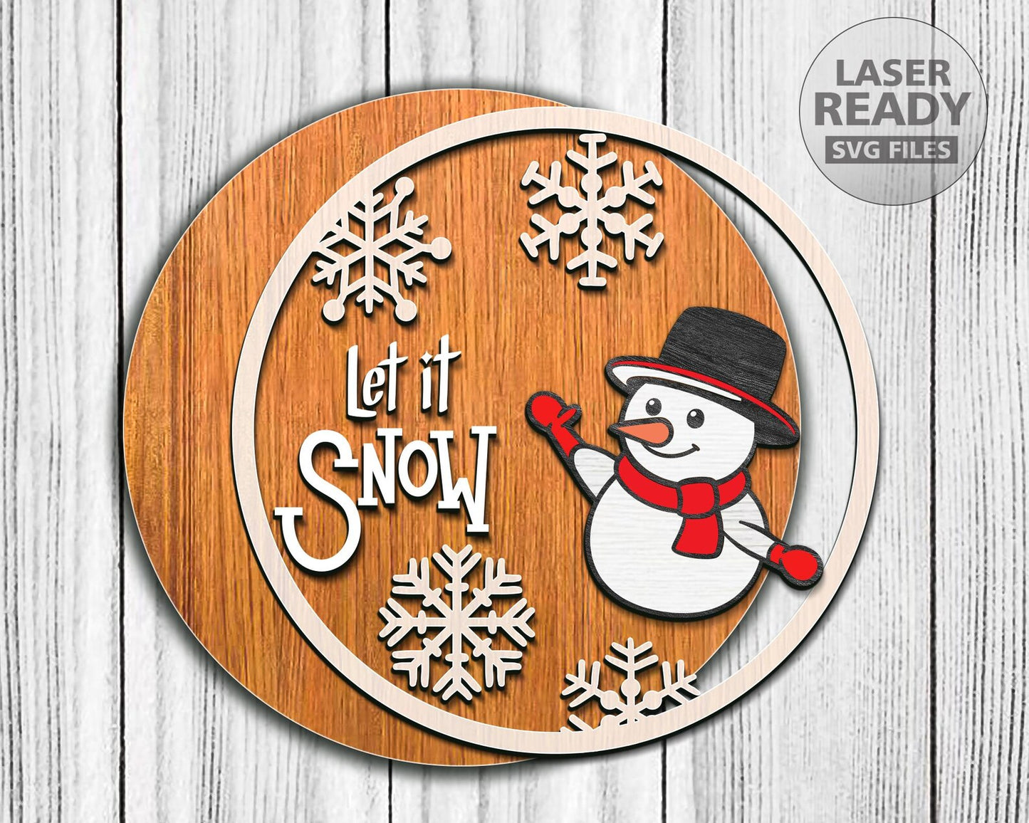 Snowman Door Sign Svg, Christmas Sign Svg, Snowman Ornament Svg, Merry Christmas, Christmas Ornament, Laser Cut, Snowflake Decor, Glowforge.