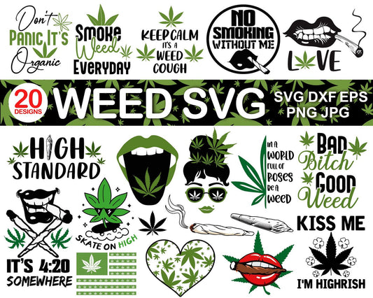 Weed Svg Bundle, Marijuana Svg, 420 Svg, Marijuana Weed Quotes Svg, Cannabis Leaf Svg, Weed Cannabis Svg, Stoner Svg Bundle, Smoking Svg.