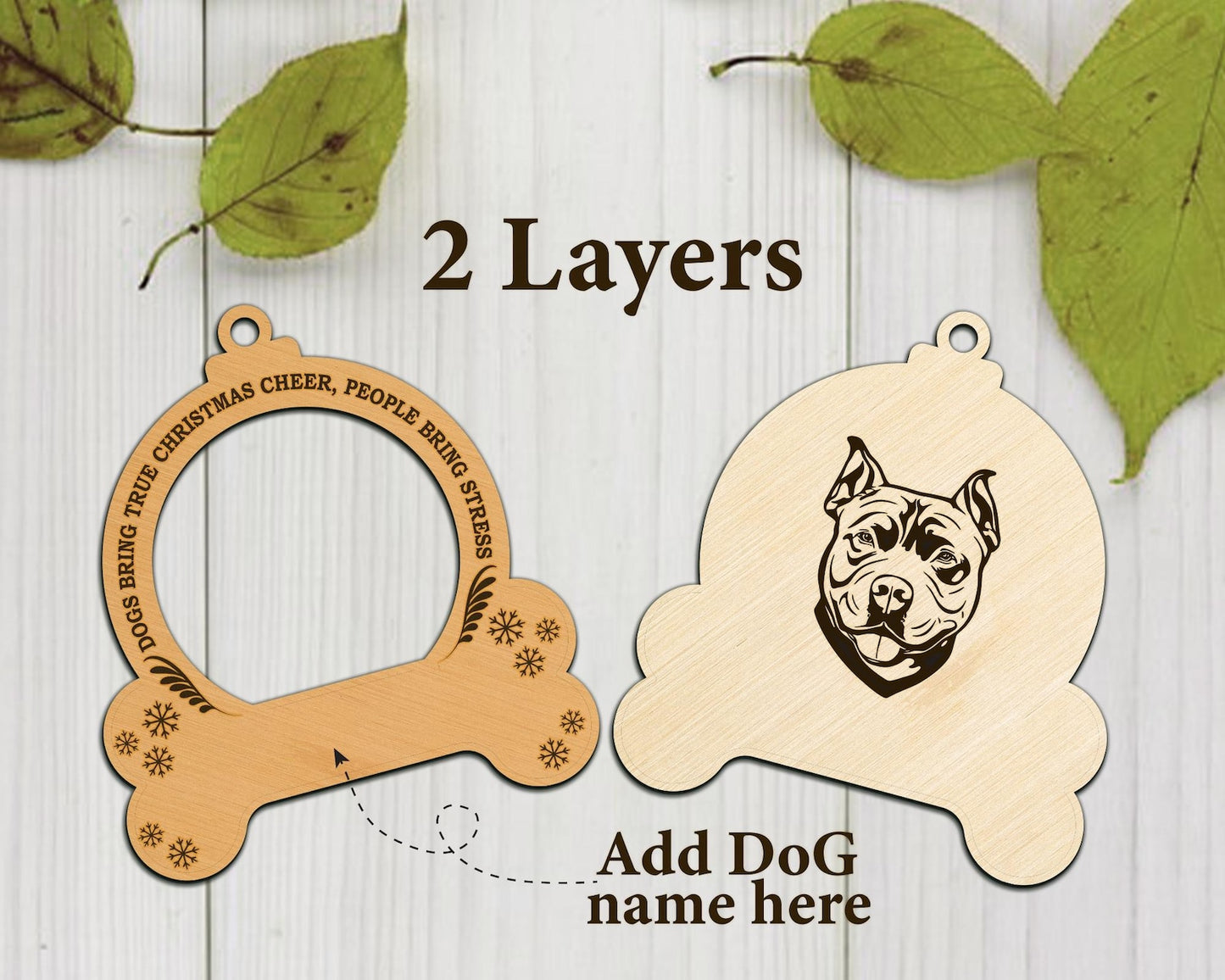 Christmas Dog Ornament Svg Bundle, Christmas Dog Decor Svg, Christmas Dog Breeds, Personalized Dog Breed Ornaments Svg, Laser Cut File.