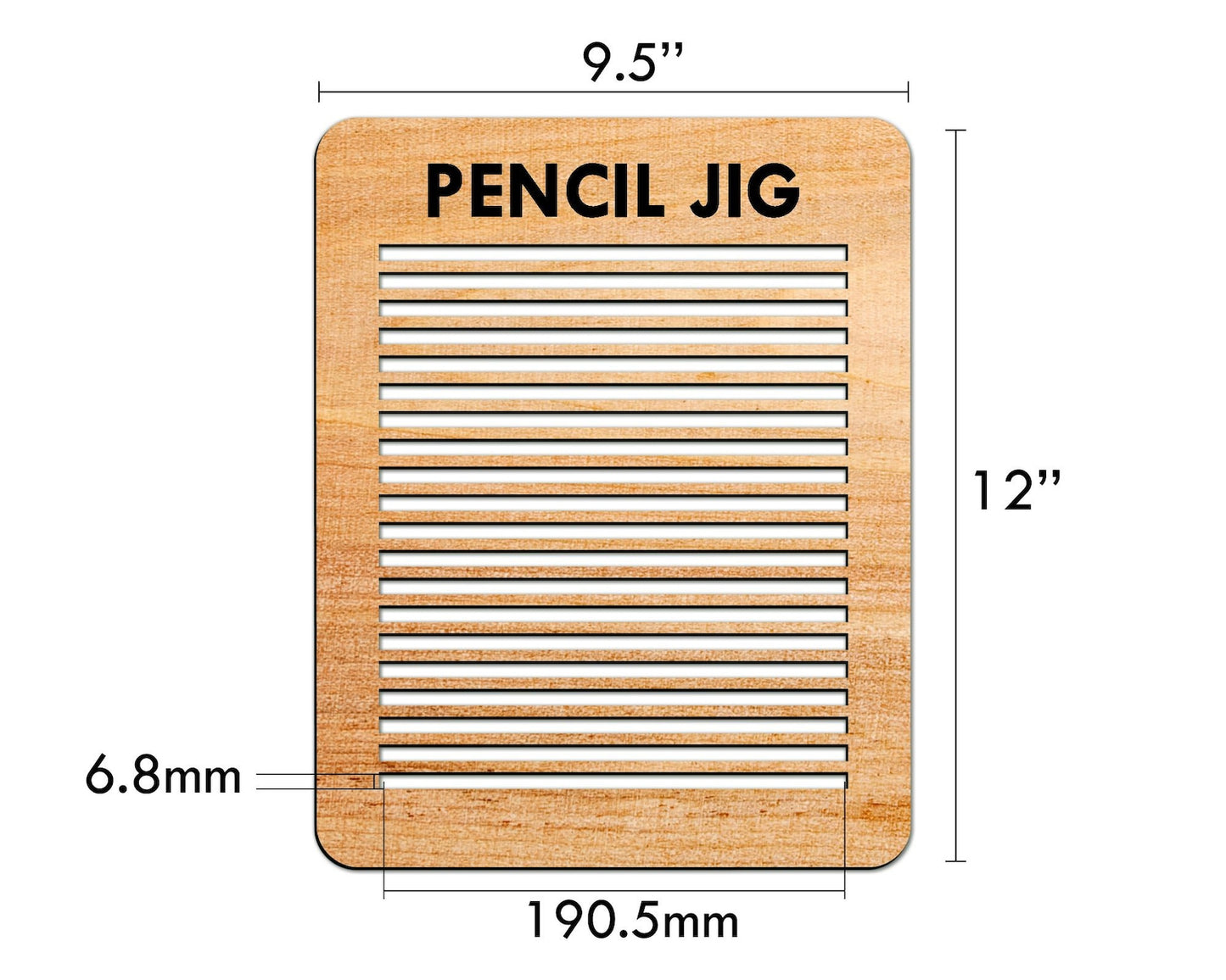 Pencil Jig Svg, Laser Ready Pencil Jig Template, Custom Pencil Jig File, Pencil Engraving Dxf, Jig for Xtool & Glowforge, Gift for Teacher.