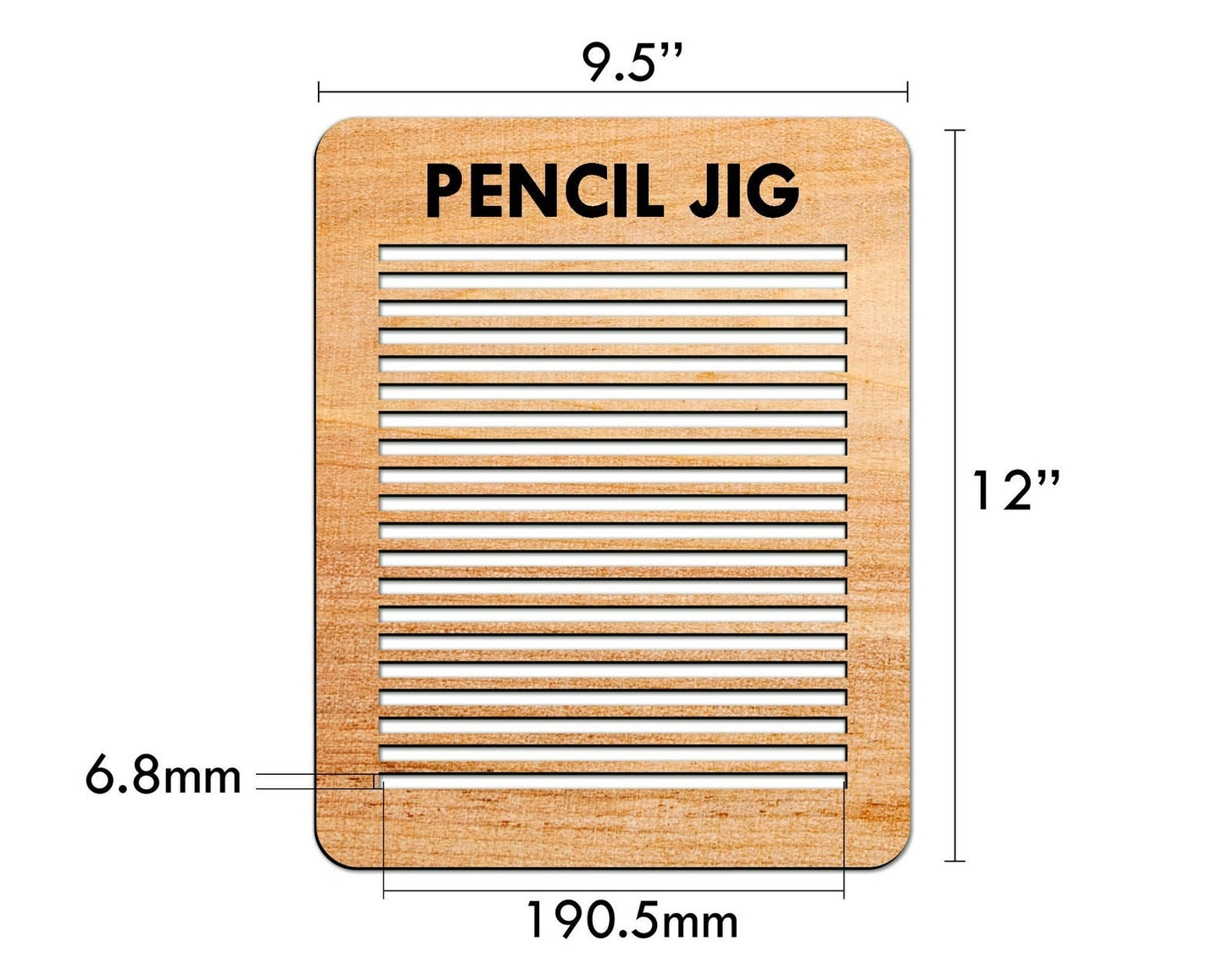 Pencil Jig Svg, Laser Ready Pencil Jig Template, Custom Pencil Jig File, Pencil Engraving Dxf, Jig for Xtool & Glowforge, Gift for Teacher.