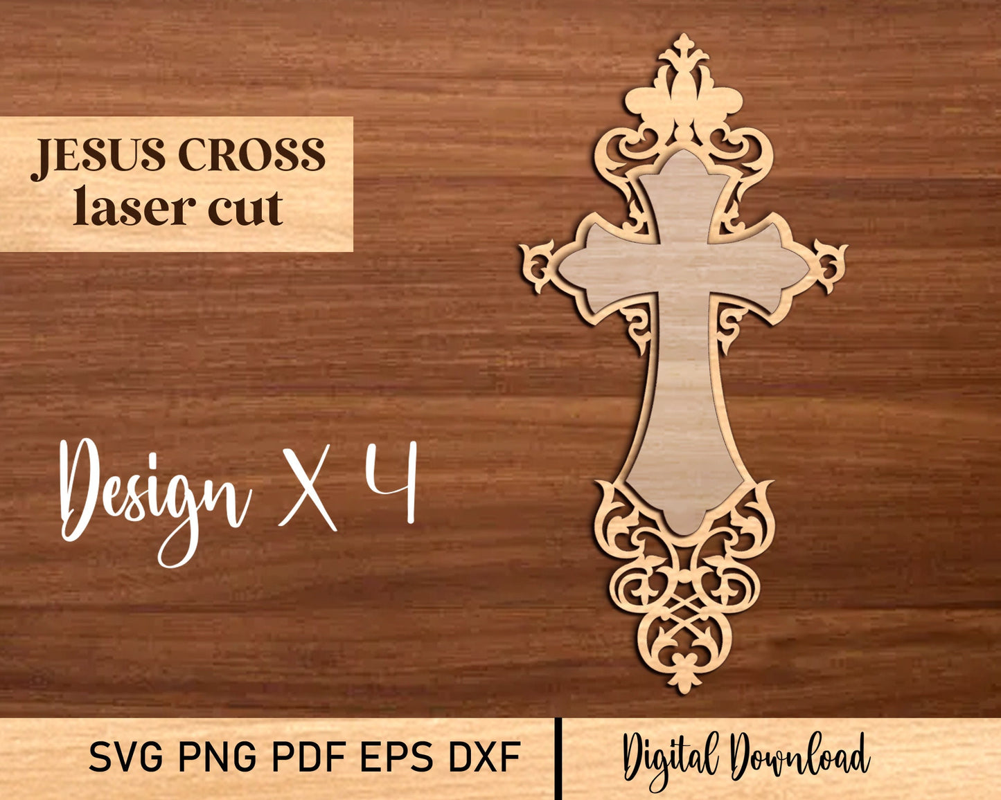 Bundle of Christian Jesus Cross layered Digital File, Christian Cross SVG Files, Faith Svg, Religious Svg, Distressed Cross Svg, God Svg Art