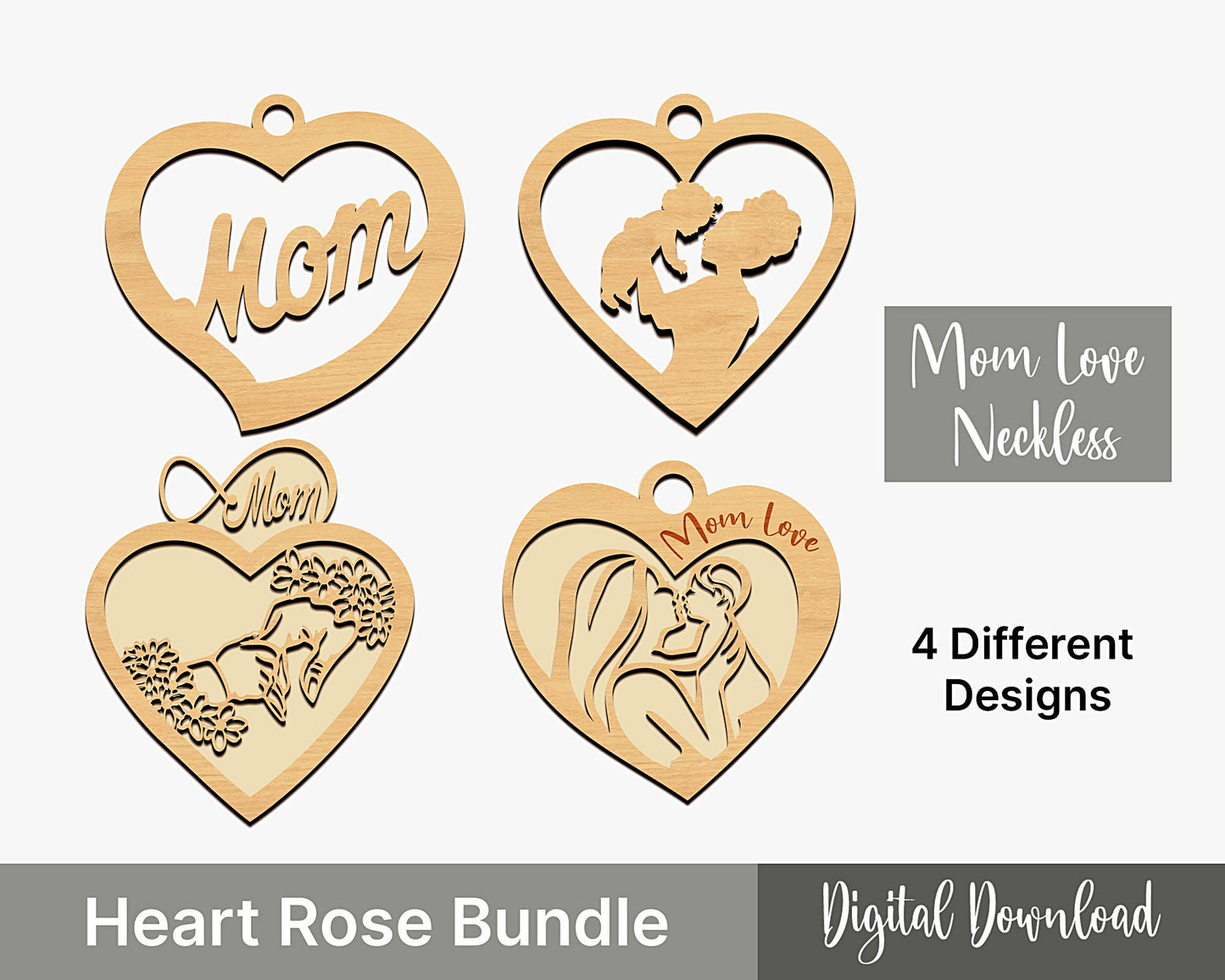 Happy Mother's Day Flower Gift, SVGFiles,  GlowForge Tested, SVG Laser Cut File Cricut, Happy Mother's Day Flower Gift, Mom Gifts.