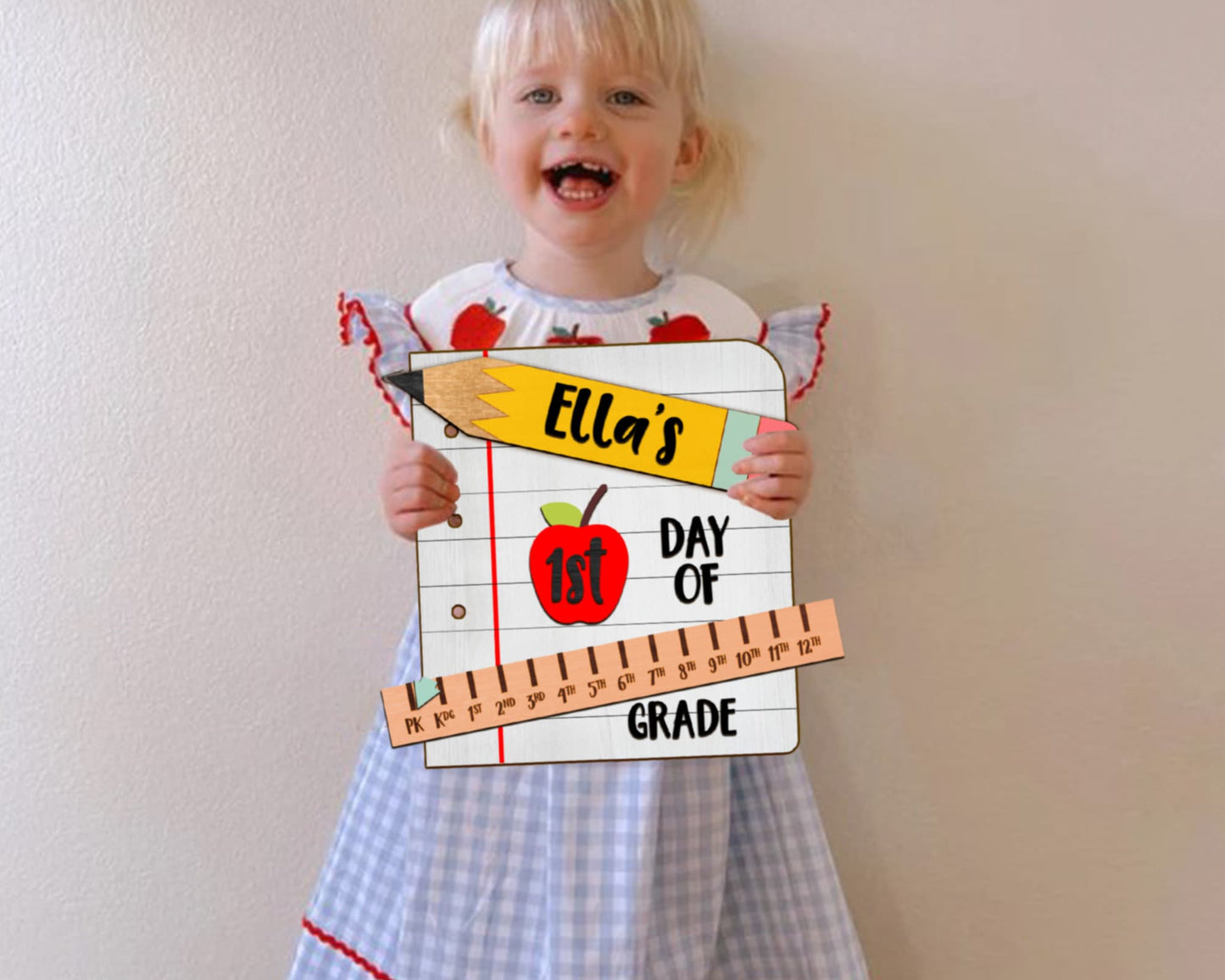 Personalized First Day At School SVG, School Day SVG, After vacation First Day school SVG, School Svg laser Cut File, Personalized Gifts.